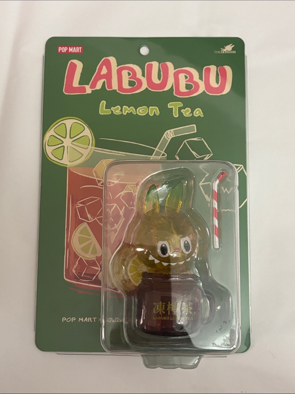 POP MART LABUBU Lemon Tea Collectible Figure